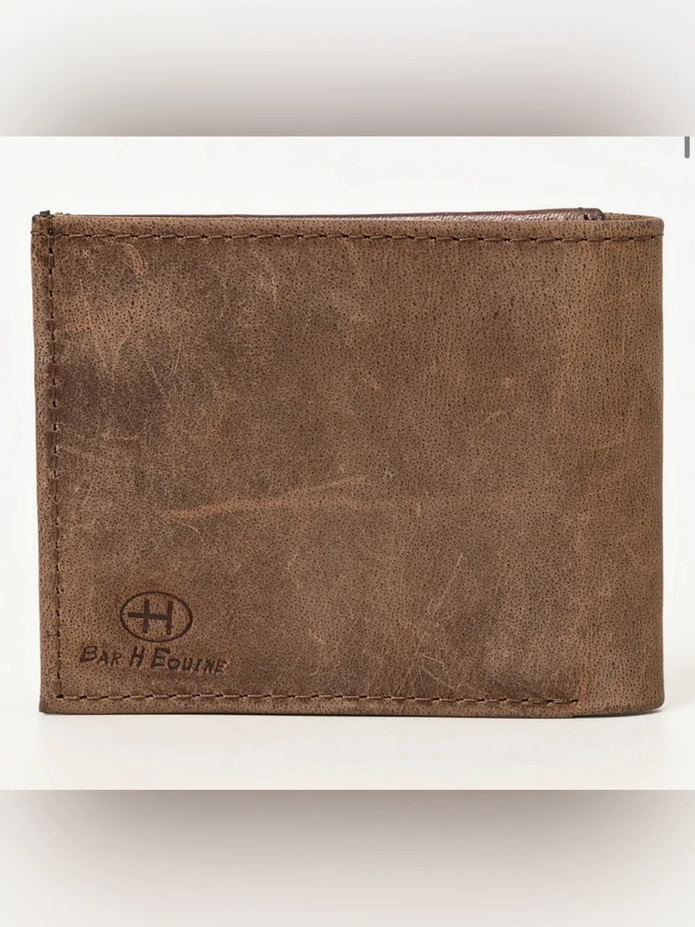 Western Wallet Men's Brown Leather Western-Inspired Wallet